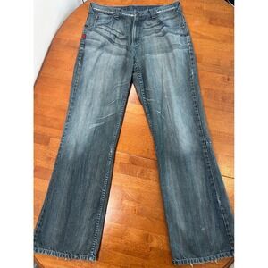 Nike LeBron James Jeans Mens 36 Blue Denim Straight Leg Contrast Stitch